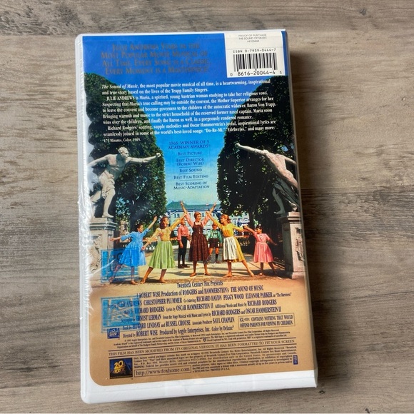 The Sound of Music (VHS, 1996, THX Digital Surround Sound Audio) New - Picture 3 of 5